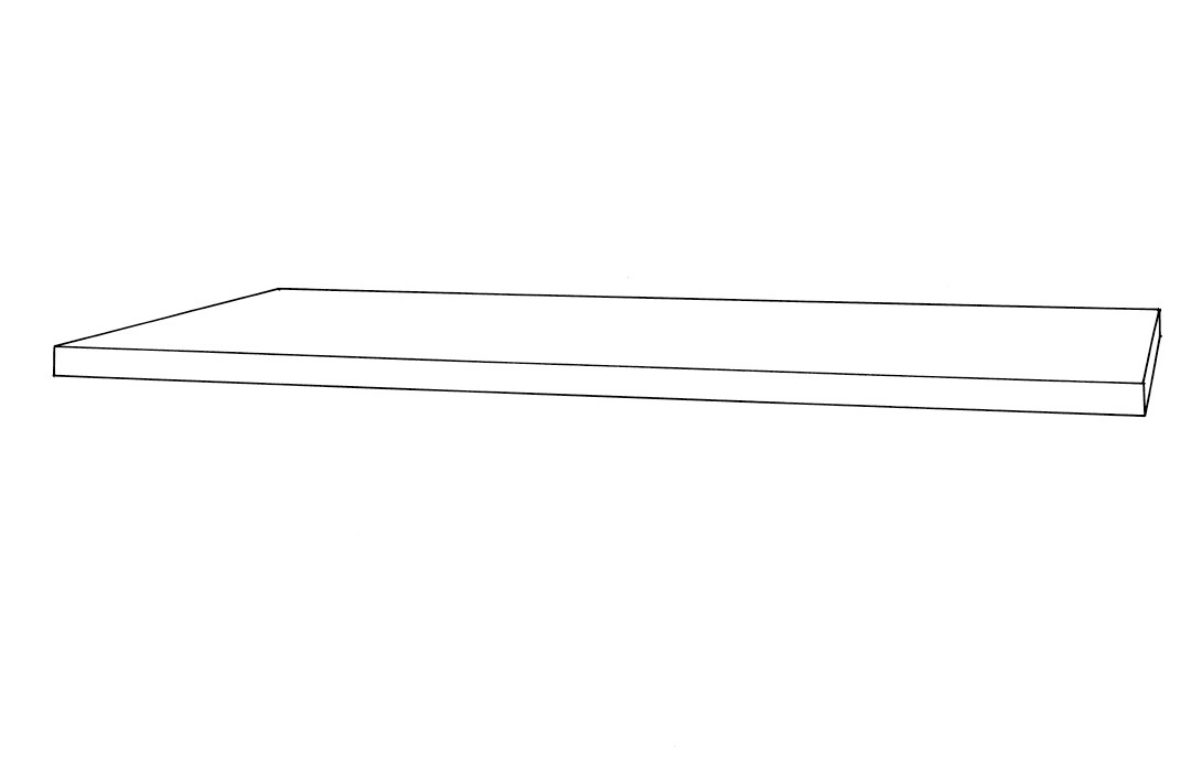 Wall Cabinet Underpanel 600mm x 290mm Deep