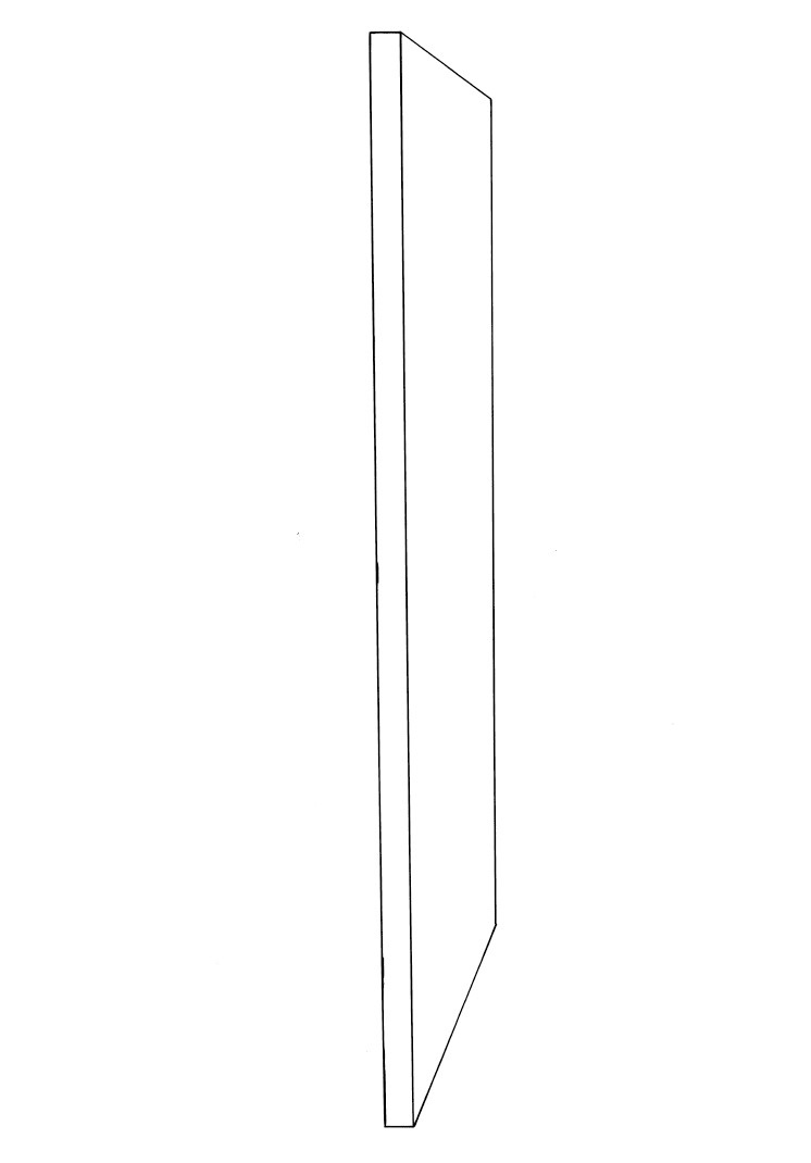 Wall cabinet end panel 310mm