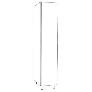 Wardrobe Single Door Righthand Hung with Double Hanging